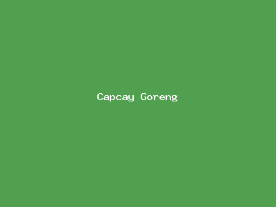 Capcay Goreng